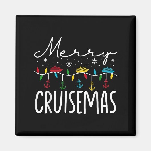 Merry Cruisemas Christmas Family Cruisin Funny Cru Magneet (Voorkant)