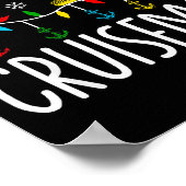 Merry Cruisemas Christmas Family Cruisin Funny Cru Poster (Hoek)
