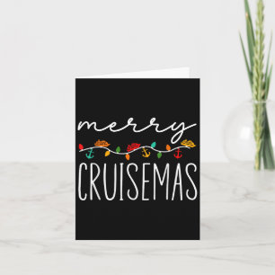 Merry Cruisemas Cruise Mas Christmas Cruise Kaart
