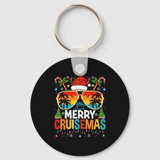 Merry Cruisemas Cruise Matching Family Christmas C Sleutelhanger (Voorkant)