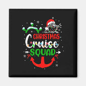 Merry Cruisemas Familie Cruise Kerstcruise Squ Magneet (Voorkant)