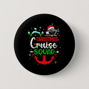 Merry Cruisemas Familie Cruise Kerstcruise Squ Ronde Button 5,7 Cm