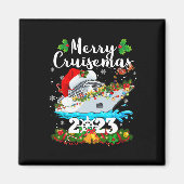 Merry Cruisemas Familie Cruise Kerstmis 2023 Fun B Magneet (Voorkant)