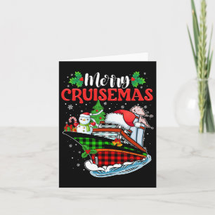 Merry Cruisemas Familie Cruise Kerstmis Grappig Kaart