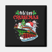 Merry Cruisemas Familie Cruise Kerstpret Magneet (Voorkant)