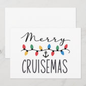 Merry Cruisemas Family Christmas Cruise Trip  Kaart (Voorkant / Achterkant)