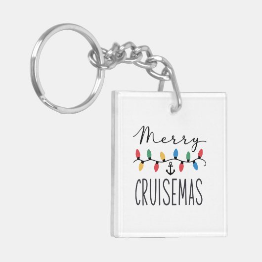 Merry Cruisemas Family Christmas Cruise Trip  Sleutelhanger (Voorkant Links)