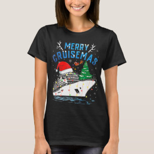 Merry Cruisemas Family Cruise Kerstmis 2022 Funny T-shirt