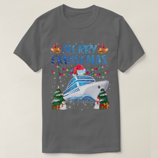 Merry Cruisemas Family Cruise Kerstmis 2022 Funny T-shirt (Design voorkant)