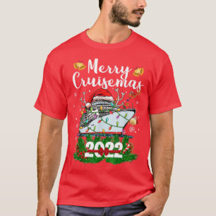 Merry Cruisemas Family Cruise Kerstmis 2022 Funny T-shirt