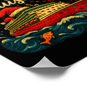 Merry Cruisemas Funny Christmas Cruise Vacation  Poster (Hoek)