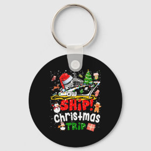 Merry Cruisemas Funny Cruise Ship Family Kerstmis Sleutelhanger