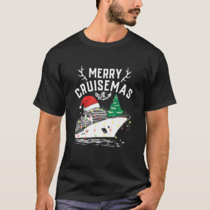 Merry Cruisemas Funny Cruise Ship Family Kerstmis T-shirt