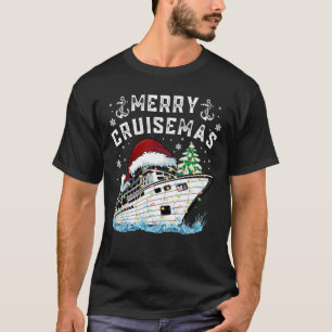 Merry Cruisemas Funny Cruise Ship Family Kerstmis T-shirt