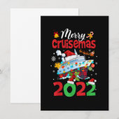Merry Cruisemas Funny Santa Cruise met kerstmis Kaart (Voorkant / Achterkant)