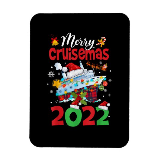 Merry Cruisemas Funny Santa Cruise met kerstmis Magneet (Verticaal)