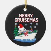 Merry Cruisemas Keramisch Ornament (Voorkant)