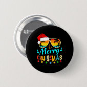 Merry Cruisemas kerstkerstkerstkerstkerstkerstrenr Ronde Button 5,7 Cm (Voorkant /achterkant)