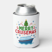 Merry Cruisemas Kerstmis Blikjeskoeler (Blikje Voorkant)