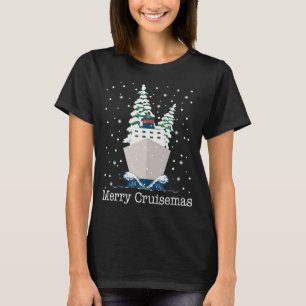 Merry Cruisemas Kerstmis Caraïben Bahamas T-shirt