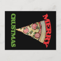 Merry Crustmas Christmas pizza