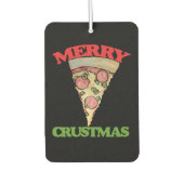 Merry Crustmas Christmas pizza Luchtverfrisser (Voorkant)