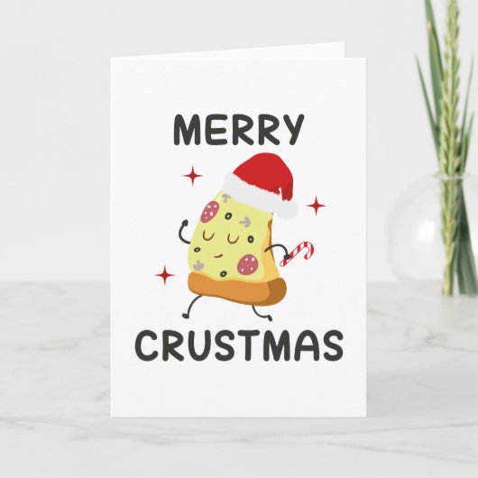 Merry Crustmas Feestdagen Kaart (Voorkant)