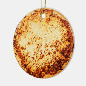 Merry Crustmas Funny Pizza Kerstmis Keramisch Ornament (Links)