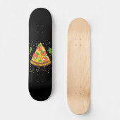 MERRY CRUSTMAS grappige kerstpizza pun Persoonlijk Skateboard (Voorkant)