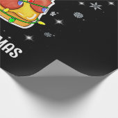 Merry Crustmas Pizza Christmas Tree Xmas Gifts Cadeaupapier (Hoek)