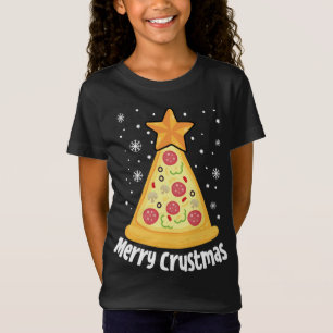 Merry Crustmas Pizza kerstboom - Kerstmis - cadeau T-shirt