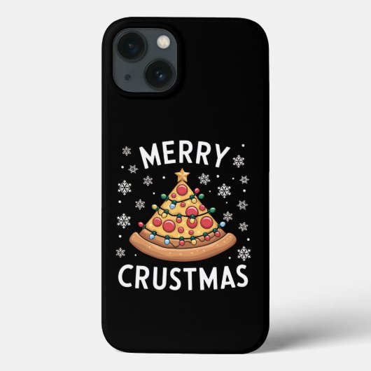 Merry Crustmas Pizza kerstboomgeschenken Case-Mate iPhone Case (Achterkant)