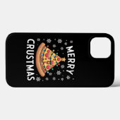 Merry Crustmas Pizza kerstboomgeschenken Case-Mate iPhone Case (Achterkant (horizontaal))