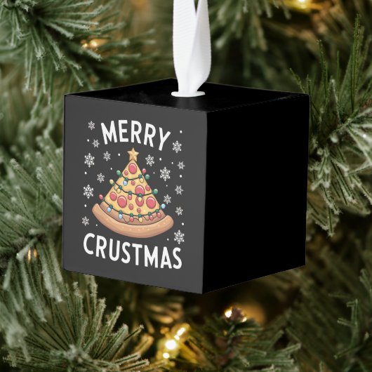 Merry Crustmas Pizza kerstboomgeschenken Decoratie (Boom)