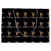 Merry Crustmas Pizza Kerstmis Groot Cadeauzakje (Achterkant)