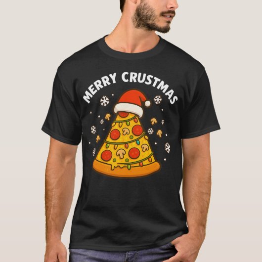 MERRY CRUSTMAS  T-SHIRT (Voorkant)