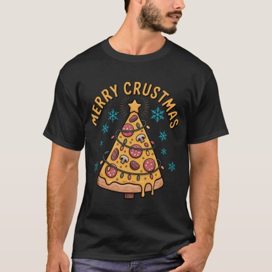 Merry Crustmas   T-shirt (Voorkant)