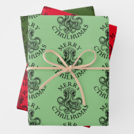Merry Cthulhumas Lovecraft Cthulhu Inpakpapier Vel