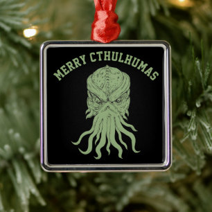 Merry Cthulhumas Lovecraft Cthulhu Metalen Ornament