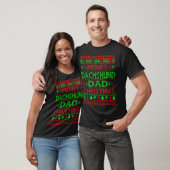 Merry Dachshund Dad Dog Christmas Gift  T-shirt (Unisex)