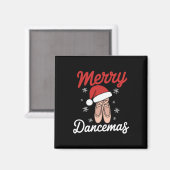 Merry Dancemas Byllet Danser Leraar Kerst Dan Magneet (Voorkant / Achterkant)