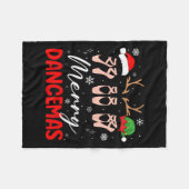 Merry Dancemas Kerstballet Sschattig SS Schattige  Fleece Deken (Voorkant (Horizontaal))