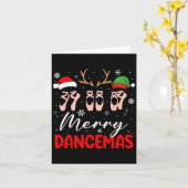 Merry Dancemas Kerstballet Sschattig SS Schattige Kaart (Gele Bloem)