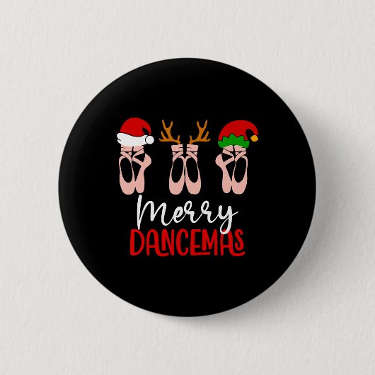 Merry Dancemas Ronde Button 5,7 Cm (Voorkant)