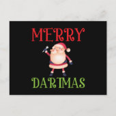 Merry Dartmas - Merry Kerstdart Briefkaart (Voorkant)