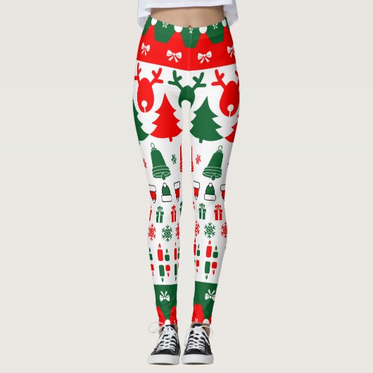 Merry Deer Leggings (Voorkant)