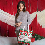 Merry Deer Tote Bag<br><div class="desc">Deer maakt zich klaar voor kerstmis om je cadeaus af te leveren. Waarom wacht je dan op een bestelling? Doe je kerstinkopen hier en laat de herten het bij je deur leveren. Vrolijk kerstfeest voor iedereen.</div>