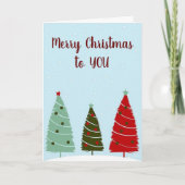 MERRY DEZE CHRISTMAS "NEW LOVE" FEESTDAGEN KAART (Voorkant)