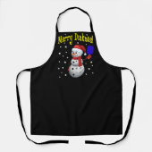 Merry Dinkmas - Pickleball Snowman Schort (Voorkant)