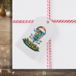 Merry Disc-mas van en naar Kerstmis Cadeaulabel